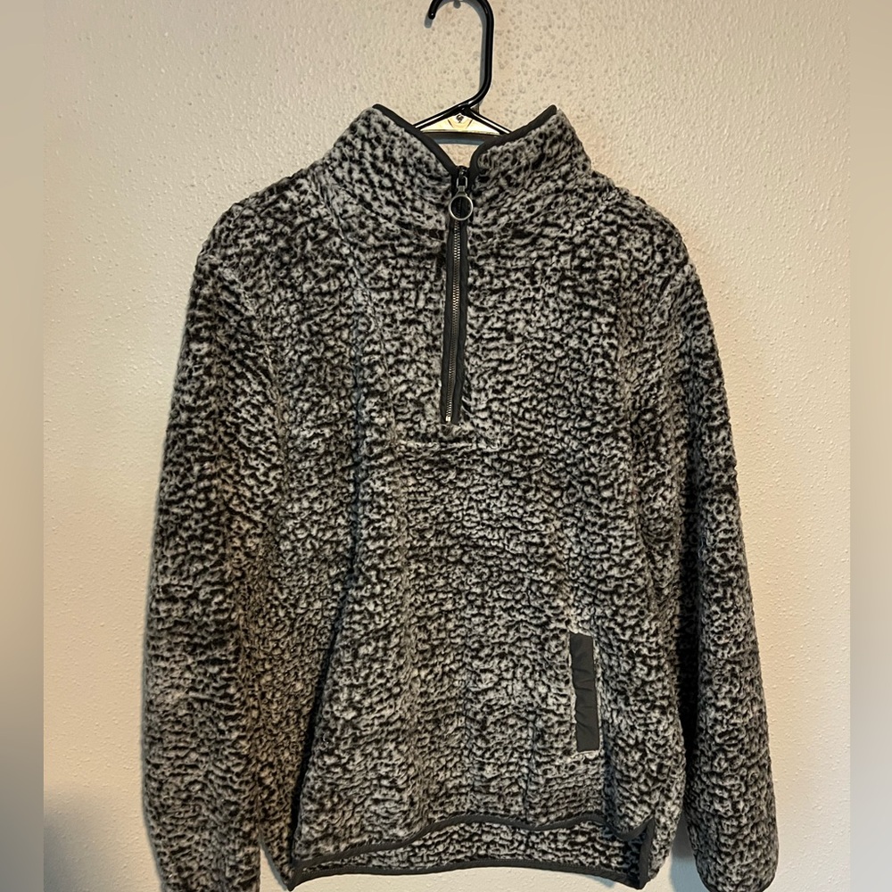 Oversized Sherpa Pullover